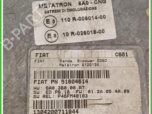 Engine control unit (ECU) FIAT PANDA (169_) 1.2 (169.AXB11, 169.AXB1A) | BP40139197M57 - Image 2
