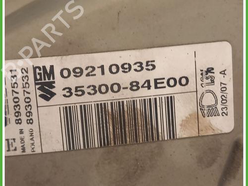 Left headlight OPEL AGILA A (H00) 1.2 16V Twinport (F68) | BP30846900C28 