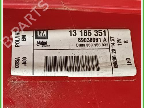 Right taillight OPEL CORSA D (S07) 1.2 (L08, L68) | BP18331183C35 