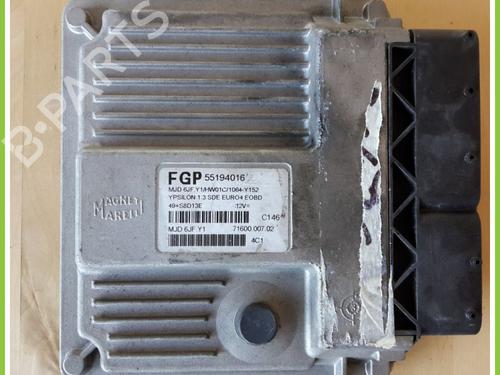 Steuergerät Motor für LANCIA YPSILON (843_) 1.3 JTD (843.AXD11, 843.AXD1A) (70 hp) 13372219