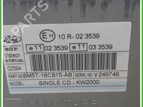 Radio FORD FOCUS II (DA_, HCP, DP) 1.6 TDCi | BP13579399E6 