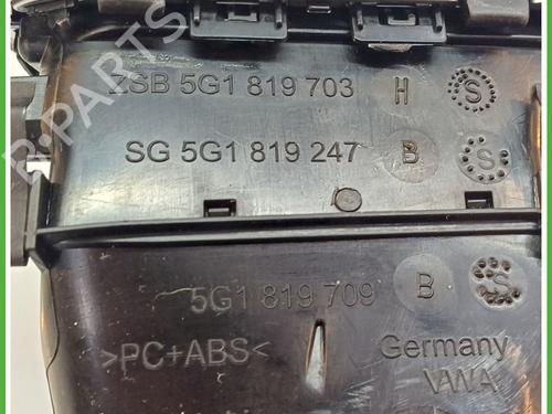 Air vent VW GOLF VII (5G1, BQ1, BE1, BE2) 1.6 TDI | BP18090208I21 