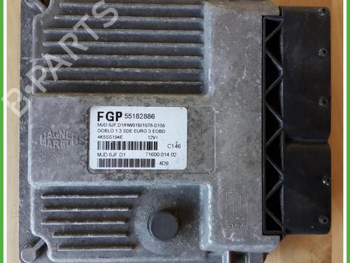Used Engine control unit (ECU) Engine control unit (ECU) FIAT DOBLO Box Body/MPV (223_) 1.3 JTD 16V (70 hp) 40130108 40130108