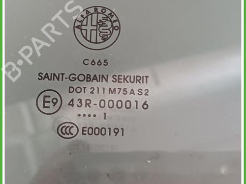 Rear right door window ALFA ROMEO GIULIETTA (940_) 1.6 JTDM (940FXD1A) | BP19777930C21 