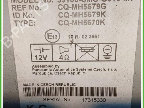 Radio HONDA CIVIC VIII Hatchback (FN, FK) 1.4 (FK1) | BP27410025E6 