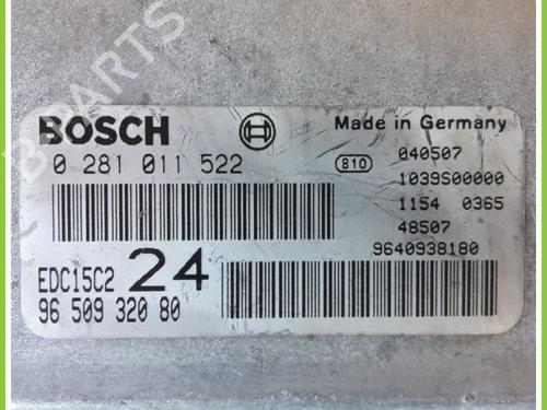 Engine control unit (ECU) PEUGEOT 807 (EB_) 2.0 HDi | BP13311083M57 