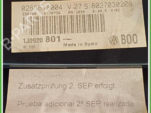 Instrument cluster VW GOLF IV (1J1) 1.4 16V | BP17467755C47