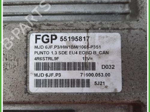 Engine control unit (ECU) FIAT GRANDE PUNTO (199_) 1.3 D Multijet (199.AXD11, 199.AXD1A, 199.AXD1B,... | BP40131329M57 - Image 2