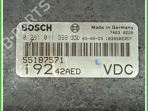 Engine control unit (ECU) FIAT STILO Multi Wagon (192_) 1.9 JTD | BP40130942M57 - Image 2