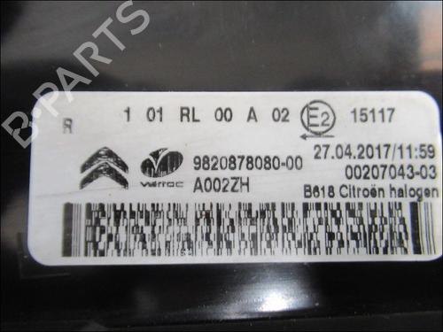 Used Right daytime light CITROËN C3 III (SX) 1.2 VTi 68 (68 hp) 29929548