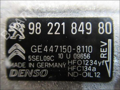 Used AC compressor PEUGEOT 208 I (CA_, CC_) 1.2 VTI 82 (82 hp) 30117229