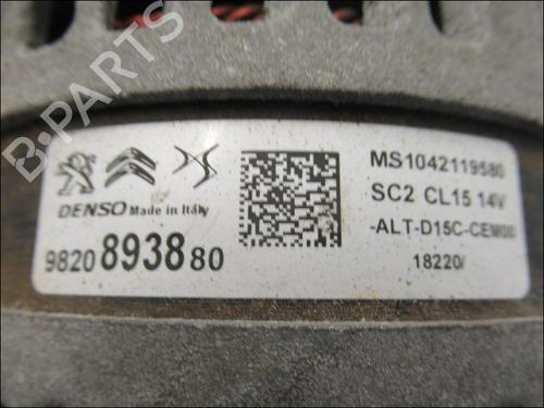 Generator PEUGEOT 308 II (LB_, LP_, LW_, LH_, L3_) 1.5 BlueHDI 100 (102 hp) 18351614