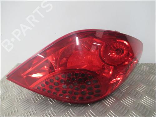 Used Right taillight PEUGEOT 207 (WA_, WC_) 1.4 HDi (68 hp) 32486597