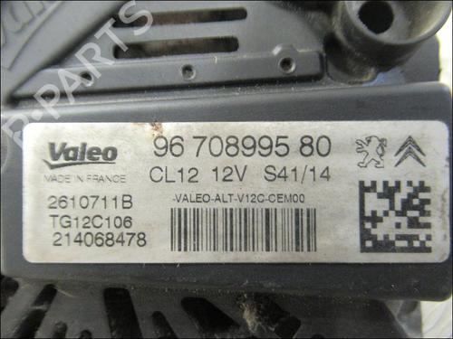 Used Alternator CITROËN C3 II (SC_) 1.2 VTi 82 (82 hp) 24534485