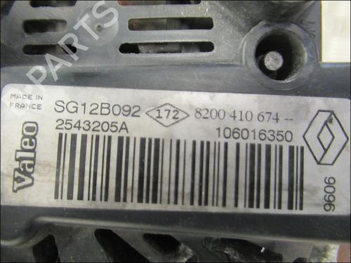 Used Alternator RENAULT SCÉNIC II (JM0/1_) 1.9 dCi (125 hp) 25149781