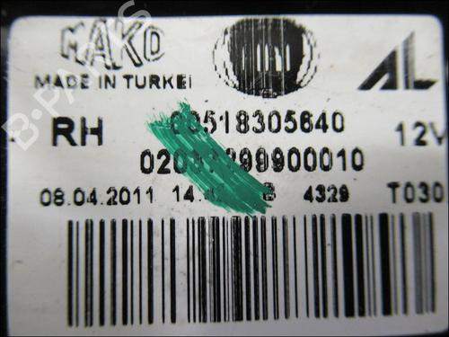 Used Right taillight FIAT DOBLO Bus (263_) 1.6 D Multijet (263AXH1A, 263AXL11, 263AXH1B) (90 hp) 15274911