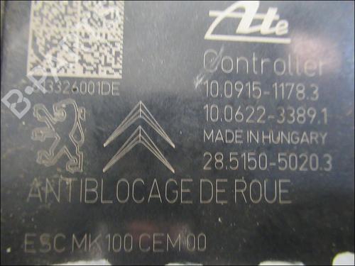 ABS pump PEUGEOT 208 I (CA_, CC_) 1.4 HDi | BP17134888M43 