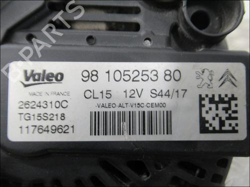 Used Alternator DS DS 4 / DS 4 CROSSBACK (NX_) 1.6 BlueHDi 120 (120 hp) 29872535