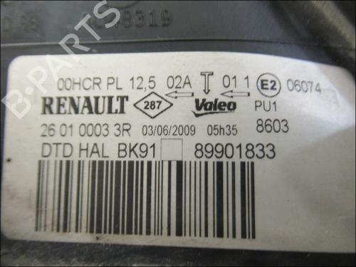 Right headlight RENAULT LAGUNA III (BT0/1) 1.5 dCi (BT00, BT0A, BT0T, BT1J) | BP24302294C29