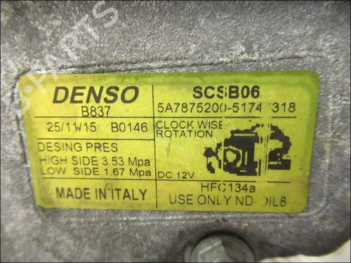 AC compressor FIAT 500 (312_) 1.2 (312AXA1A) | BP17315754M34 