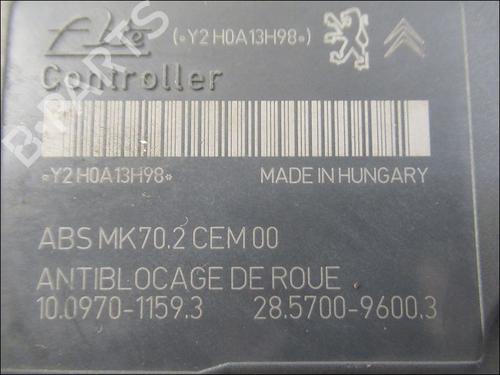 Used ABS pump PEUGEOT 207 (WA_, WC_) 1.6 HDi (90 hp) 24480817