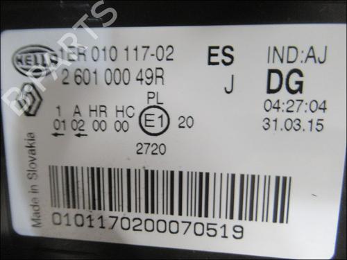 Højre forlygte RENAULT MASTER III Van (FV) 2.3 dCi 125 FWD (FV0C, FV0D, FV0G, FV0H, FV0J, FV0K,... (125 hp) 31911166