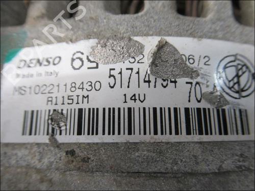 Used Alternator FIAT PANDA (169_) 1.1 (169.AXA1A) (54 hp) 30714855
