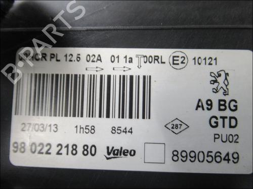 Venstre forlygte PEUGEOT 208 I (CA_, CC_) 1.4 HDi (68 hp) 32659180