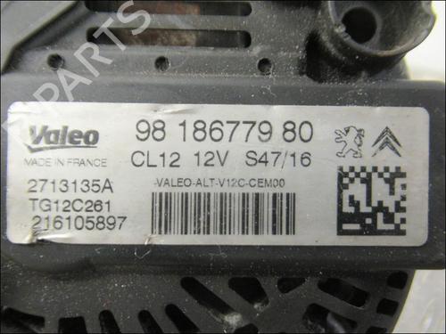 Used Alternator CITROËN C3 II (SC_) 1.2 VTi 82 (82 hp) 22224880