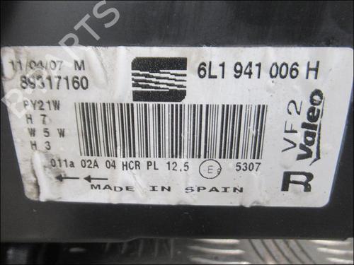 right-headlight-seat-cordoba-6l2-2002-2003-2004-2005-2006-2007-2008-2009-31274777 main image