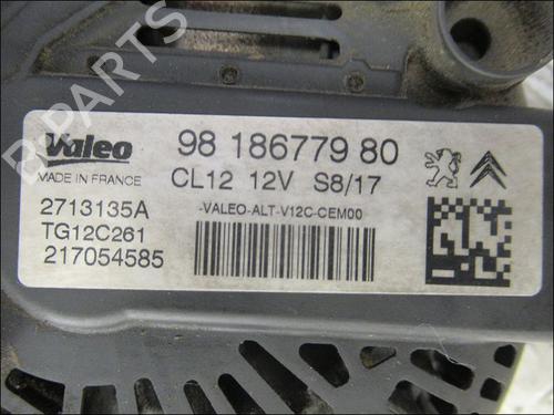 Used Alternator PEUGEOT 2008 I (CU_) 1.2 THP 110 / PureTech 110 (110 hp) 18415201