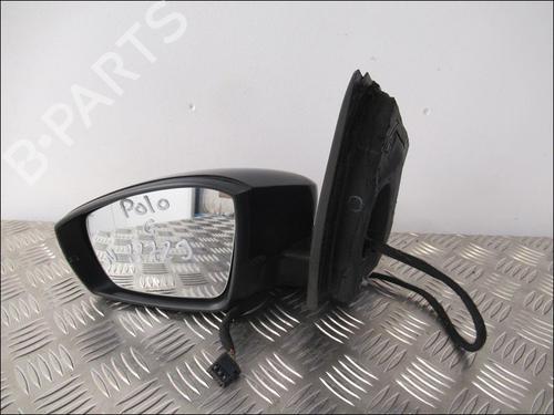 Used Left mirror VW POLO V (6R1, 6C1) 1.2 (60 hp) 17135151