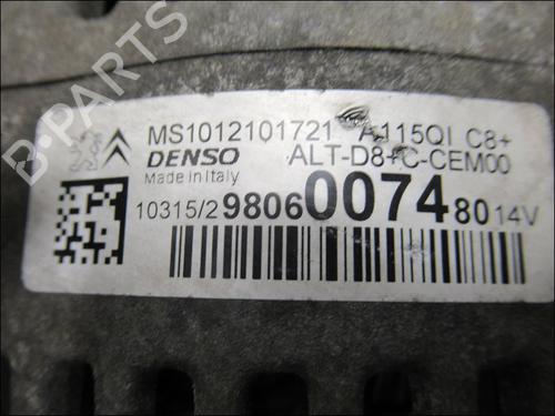 Generator PEUGEOT 208 I (CA_, CC_) 1.2 VTI 82 (82 hp) 18601694