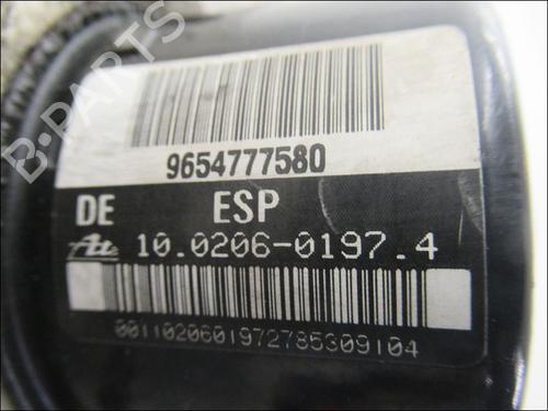 Used ABS pump PEUGEOT 1007 (KM_) 1.4 (75 hp) 18351807