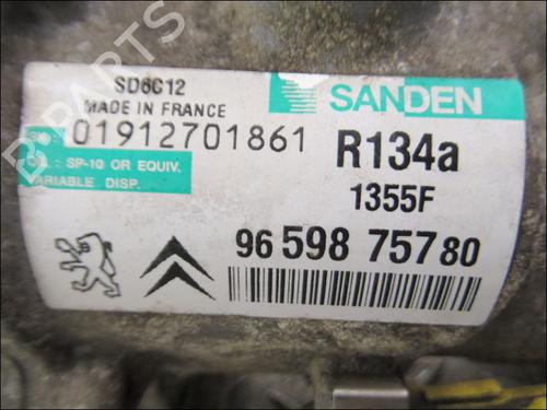 Used AC compressor PEUGEOT 207 (WA_, WC_) 1.4 16V (95 hp) 30189124