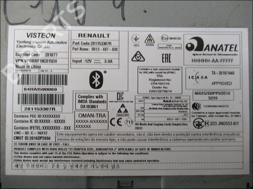 radio-renault-clio-iv-bh_-15-dci-75-280217424r-2012-2013-2014-2015-2016-2017-2018-2019-2020-2021-15420687 main image