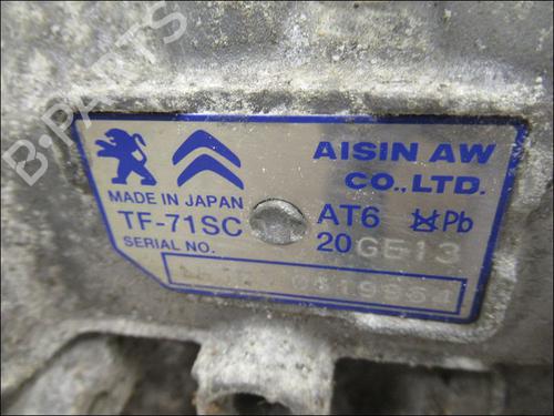 Gearbox PEUGEOT 2008 I (CU_) 1.2 THP 110 / PureTech 110 | BP21011830M3 
