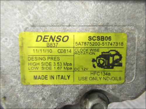 AC compressor FIAT PANDA (169_) 1.2 (169.AXB11, 169.AXB1A) | BP24634186M34