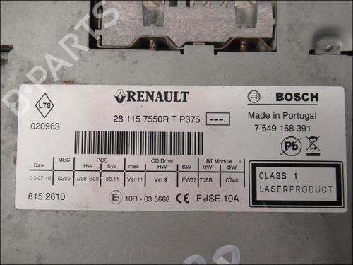 Used Radio RENAULT SCÉNIC III (JZ0/1_) 1.9 dCi (JZ0J, JZ1J, JZ1K, JZ1S) (131 hp) 18351832