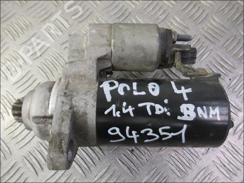 Starter VW POLO (9N_, 9A_) 1.4 TDI | BP27267751M8 