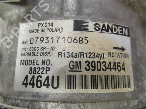 AC compressor OPEL ASTRA K (B16) 1.6 CDTi (68) | BP17315747M34 