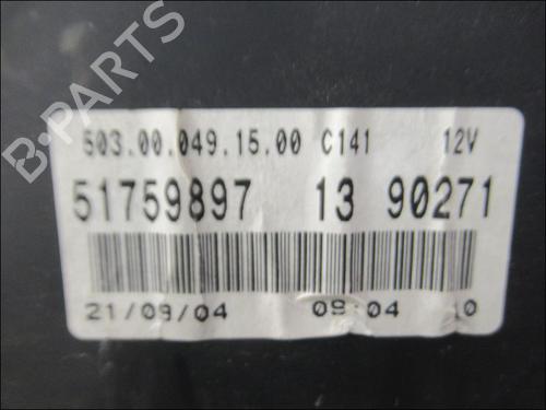 Used Instrument cluster FIAT PANDA (169_) 1.3 D Multijet (169.AXC1A) (70 hp) 26280414