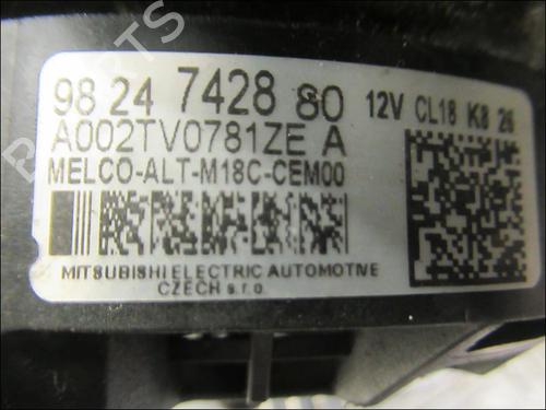 Alternator PEUGEOT 3008 II SUV (MC_, MR_, MJ_, M4_) 1.5 BlueHDi 130 | BP25610892M7 