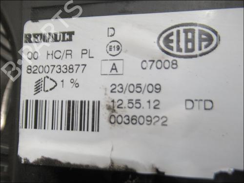 Used Right headlight DACIA SANDERO 1.2 16V (75 hp) 29170602