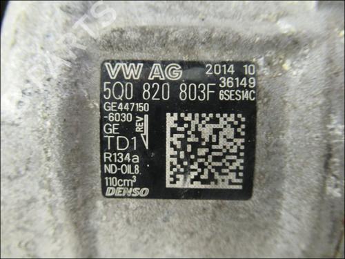 AC compressor VW GOLF VII (5G1, BQ1, BE1, BE2) 1.6 TDI | BP15275449M34 