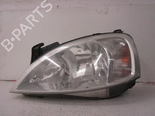 Used Left headlight OPEL CORSA C (X01) 1.7 DTI (F08, F68) (75 hp) 15419977