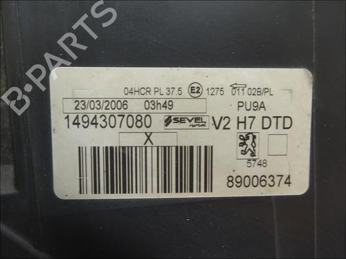 Right headlight PEUGEOT 807 (EB_) 2.0 HDi | BP15274569C29 
