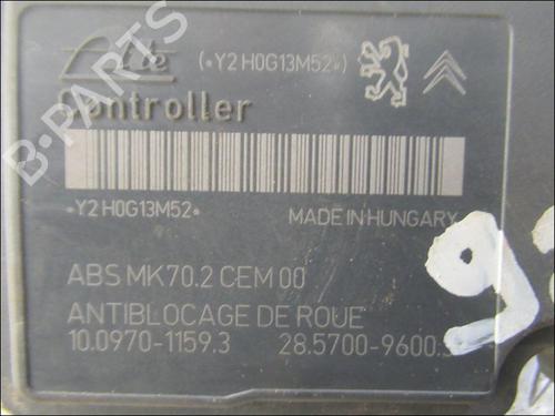 ABS pump PEUGEOT 207 (WA_, WC_) 1.6 HDi | BP22331236M43 