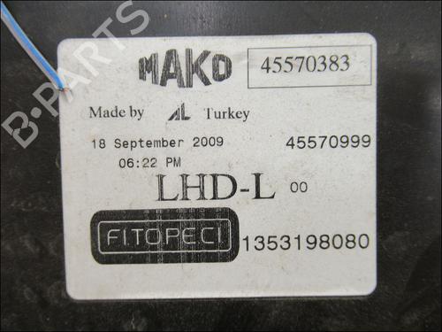 Used Left headlight PEUGEOT BIPPER Tepee 1.4 HDi (68 hp) 15418861