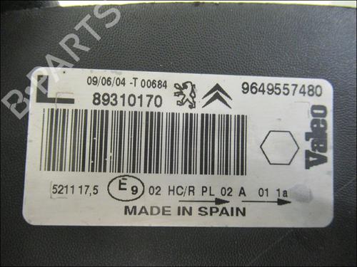Left headlight CITROËN XSARA PICASSO (N68) 1.6 HDi | BP17135364C28 